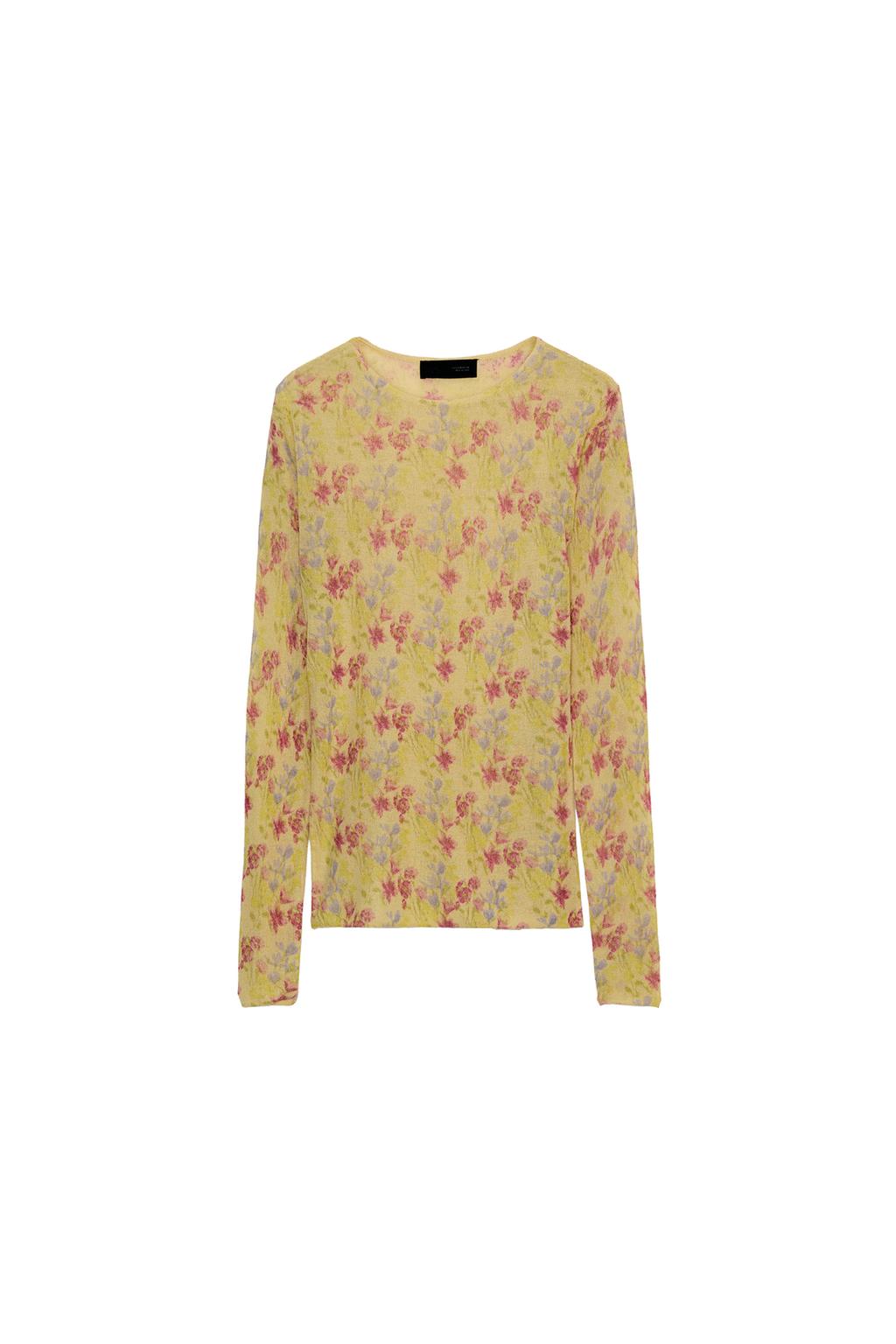 FLORAL PRINT KNIT TOP - image 3