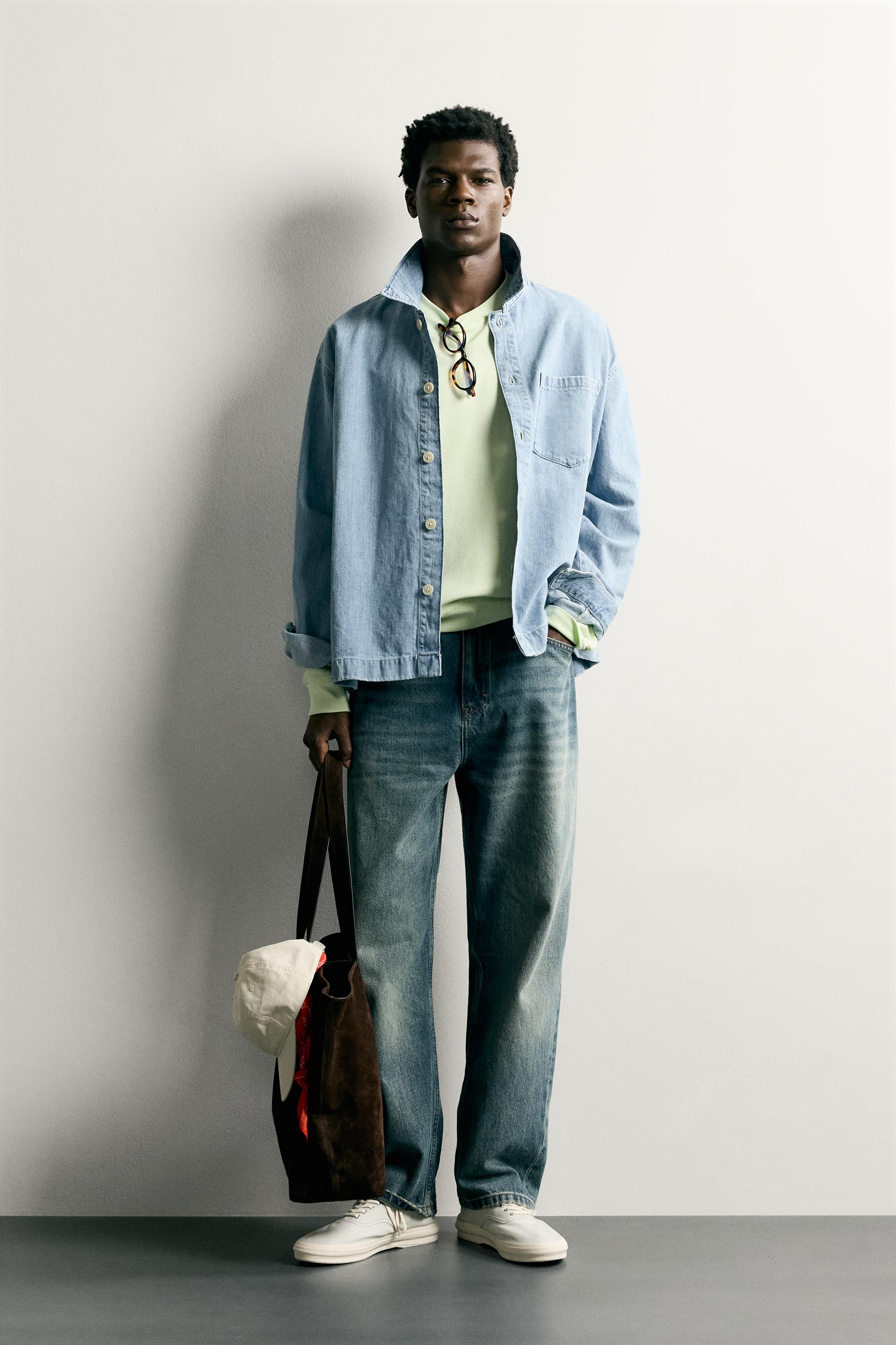 BOXY FIT DENIM SHIRT