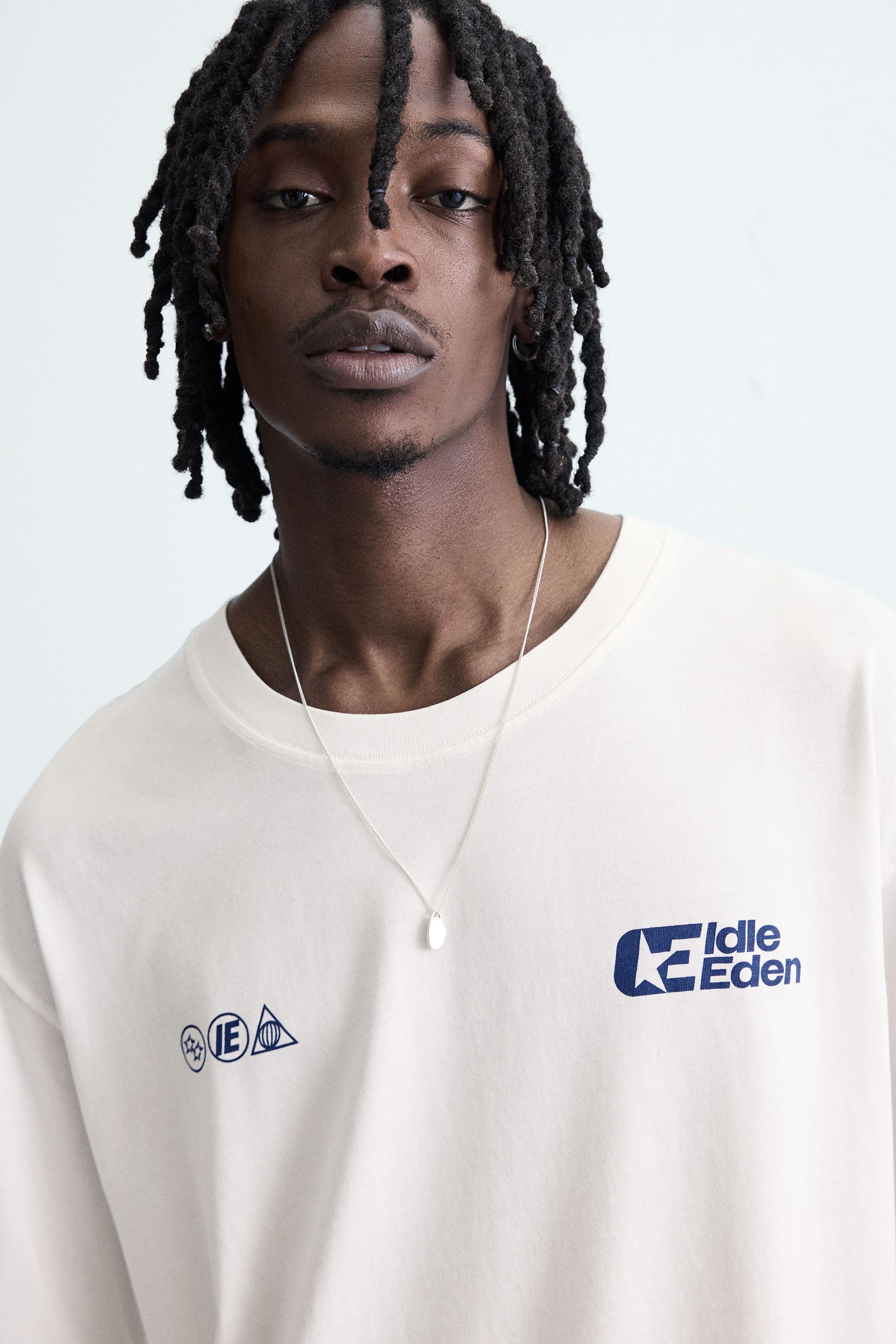 PRINTED TEXT T-SHIRT