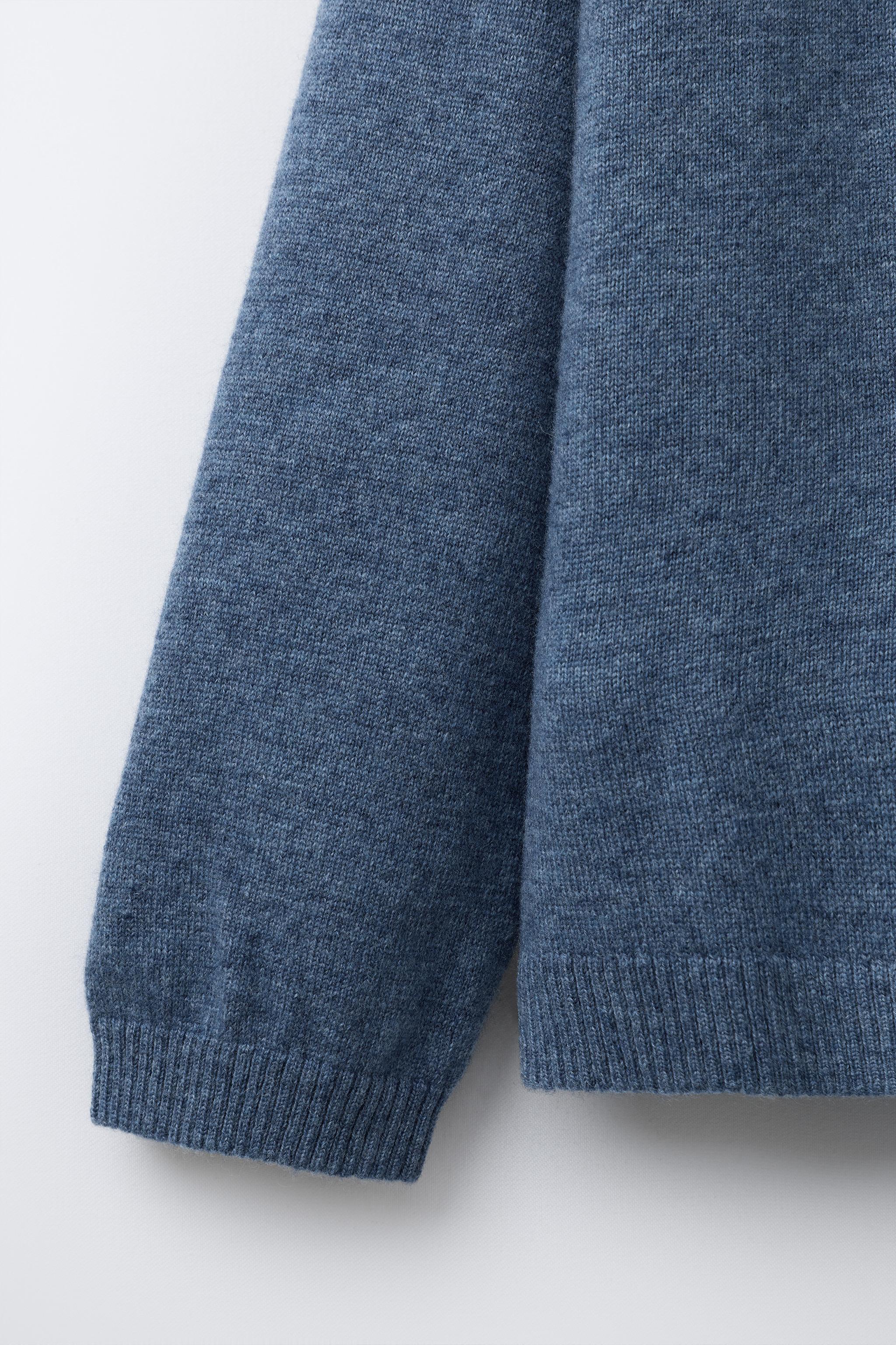 100% WOOL KNIT POLO SHIRT