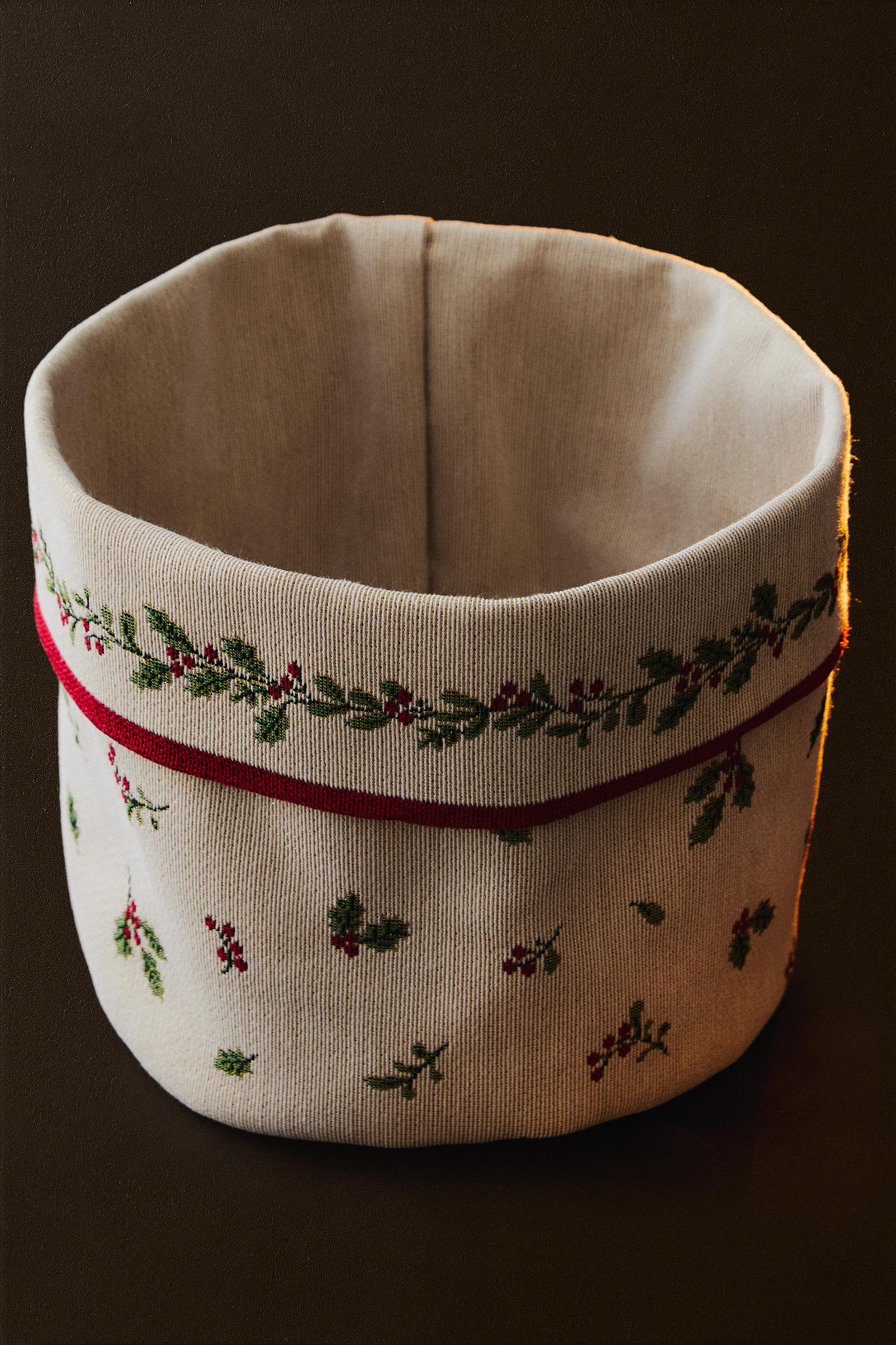 CORBEILLE À PAIN JACQUARD ACENO NOËL