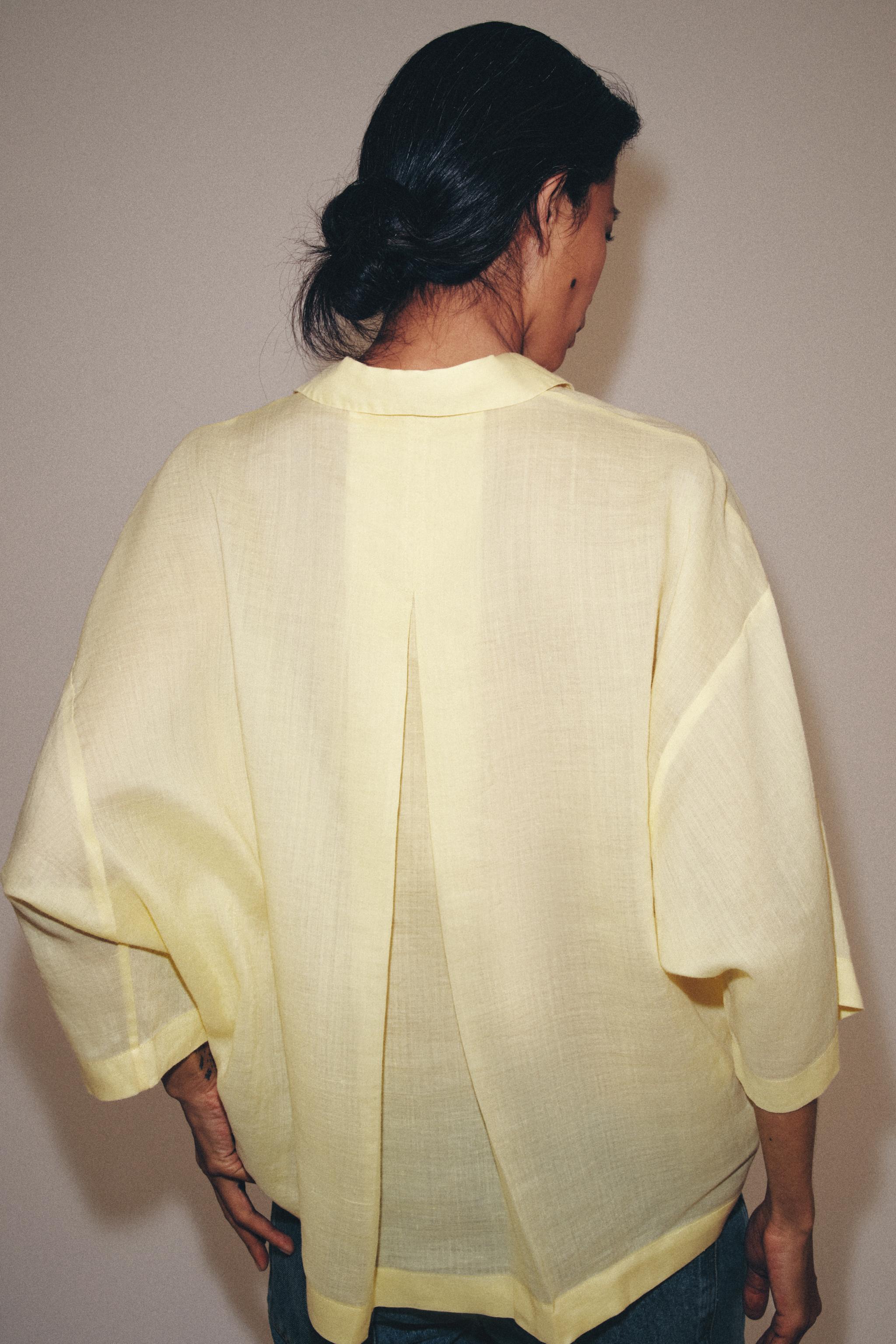 RAMİLİ OVERSIZE GÖMLEK ZW COLLECTION - Görsel 3