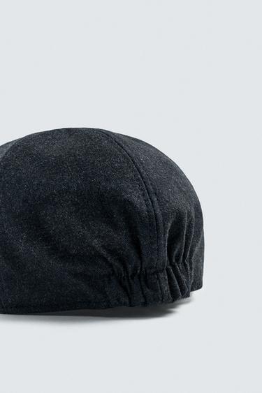 FLANNEL BERET - Navy blue by Zara - Image 6