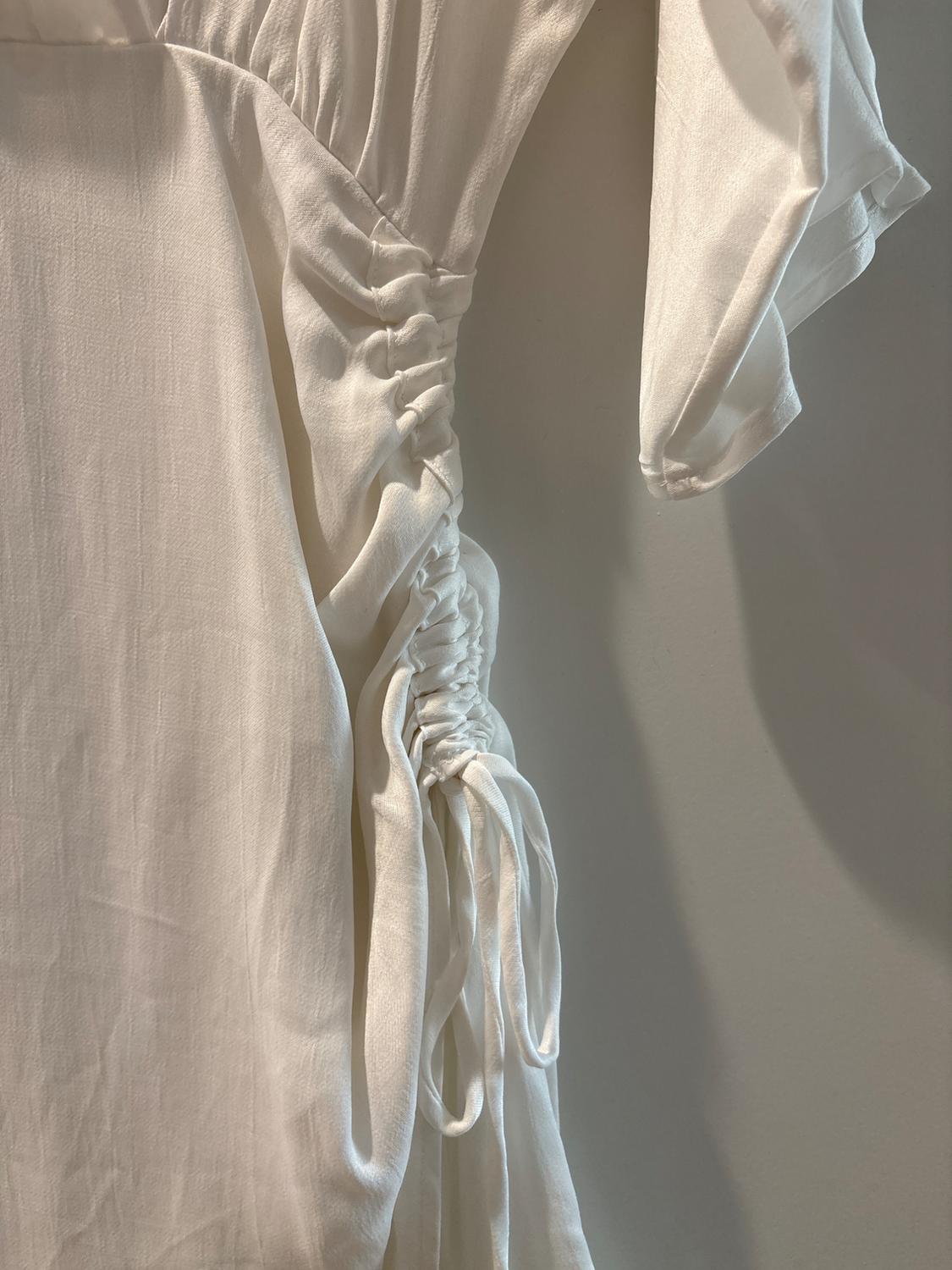 RUCHED SATIN EFFECT DRESS - Image 3