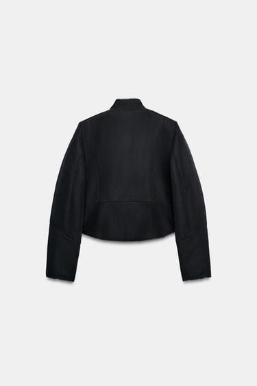 VESTE BRANDENBOURGS ZW COLLECTION - Noir de Zara - Image 9