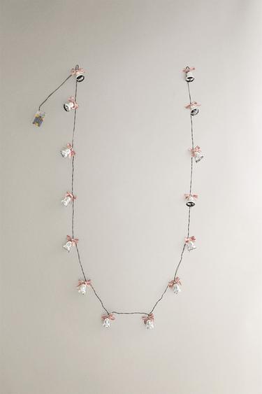 GHIRLANDA LUMINOSA CAMPANE NATALIZIE - Argento di Zara