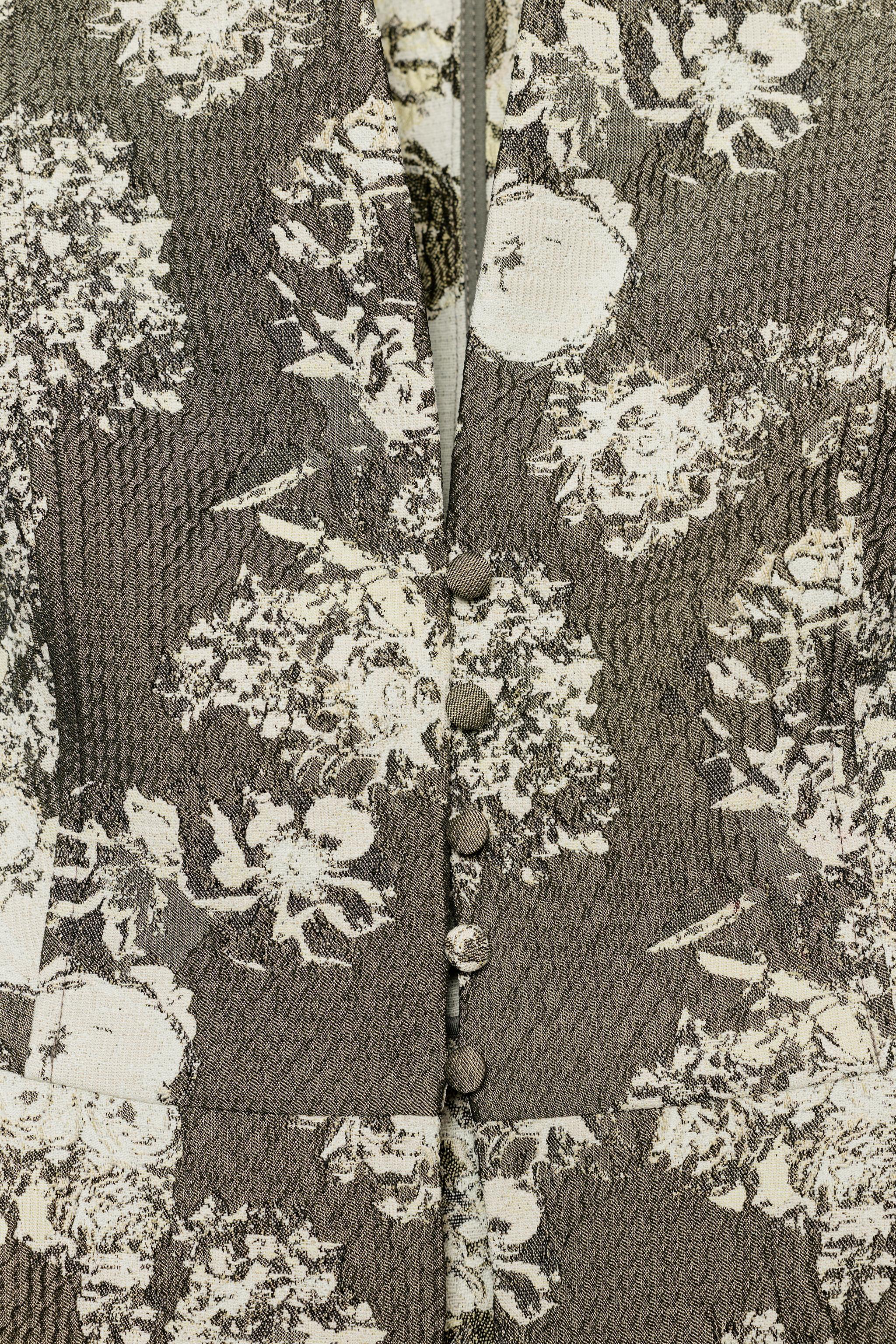 GILET EN JACQUARD
