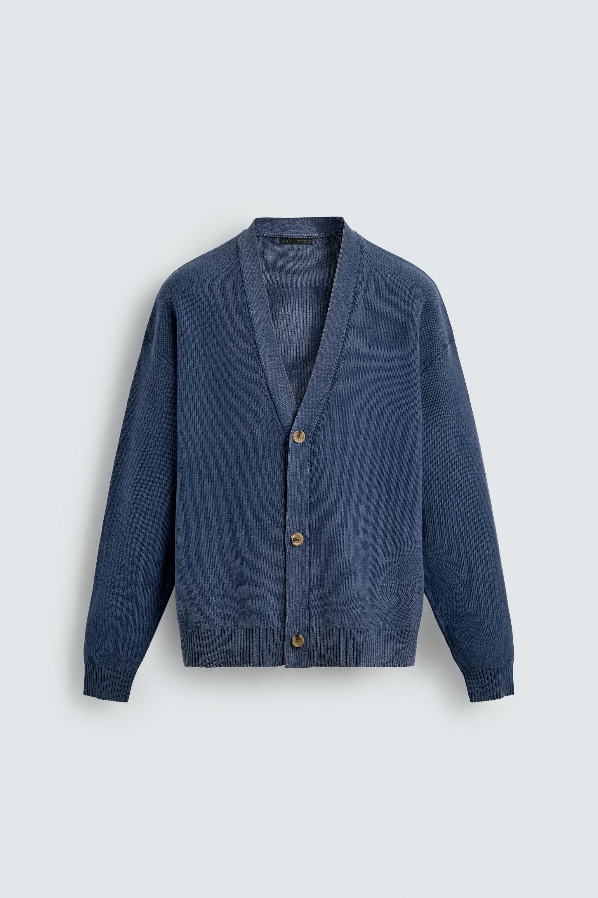 WASHED RELAXED FIT CARDIGAN