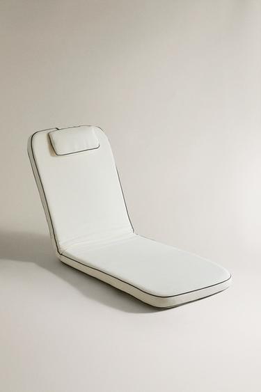 RECLINING OUTDOOR FLOOR LOUNGER - Ecru by Zara - Image 0