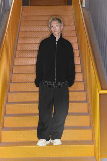 TEXTURED TECHNICAL JACKET - Black by Zara