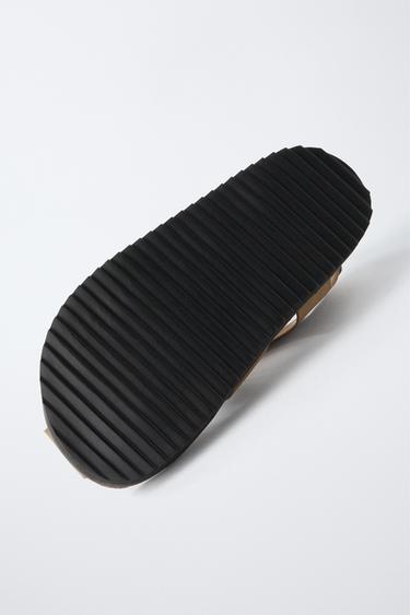 BUCKLED CAGE SANDALS - Brown by Zara - Image 6