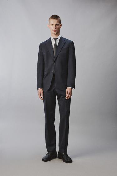 REGULAR FIT CHECK SUIT - 873 by Zara
