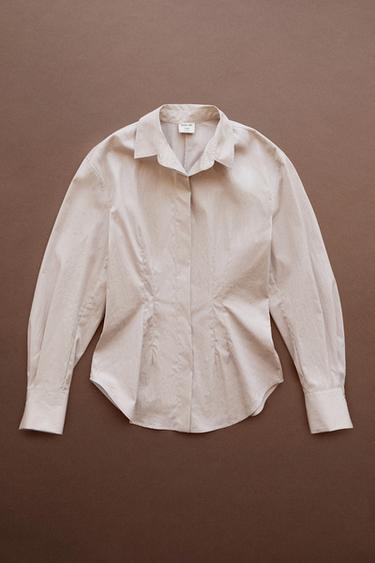 Shirt with seam details - STUDIO — Pink / Mauve 1