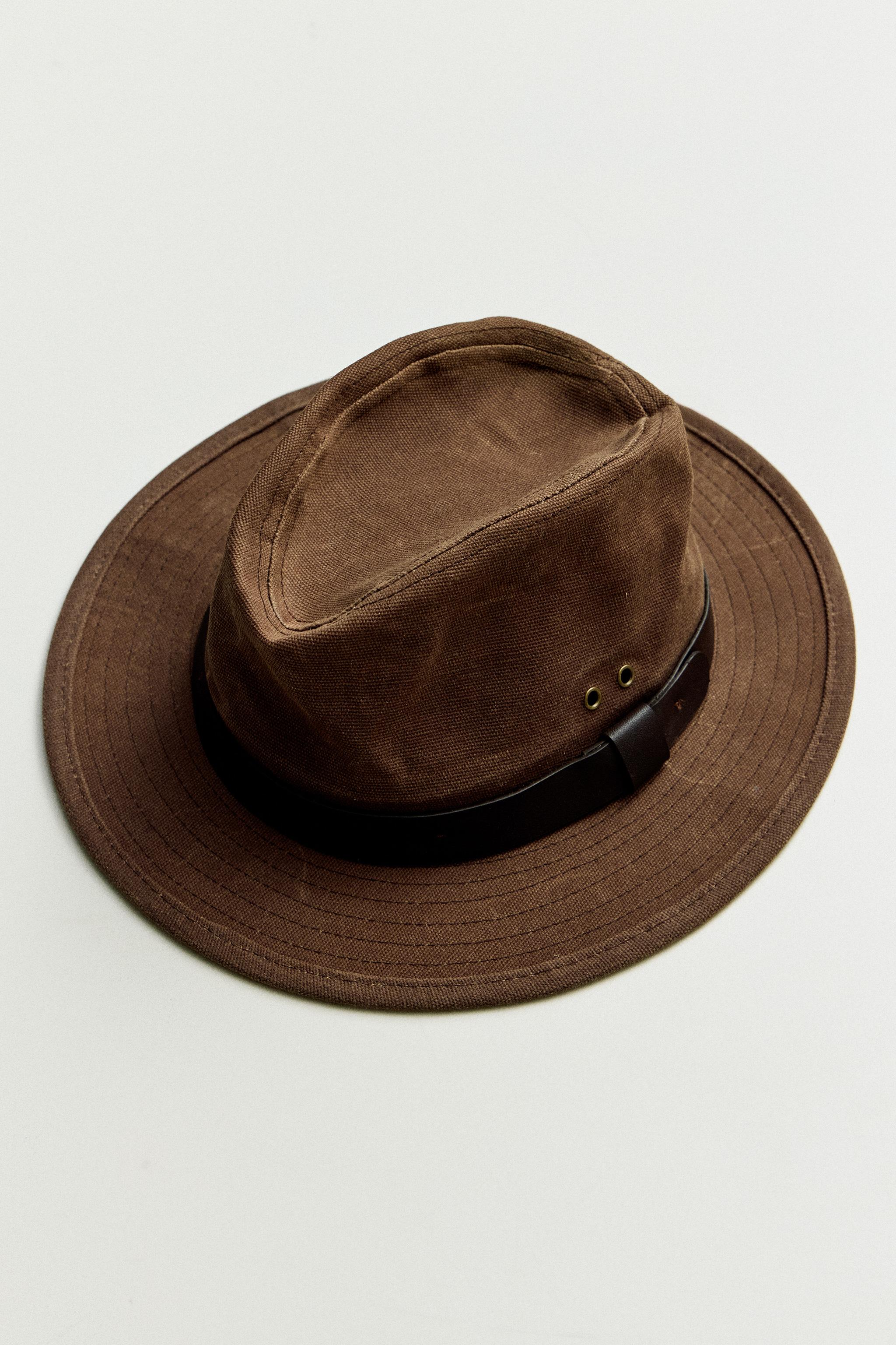 WAXED COTTON HAT