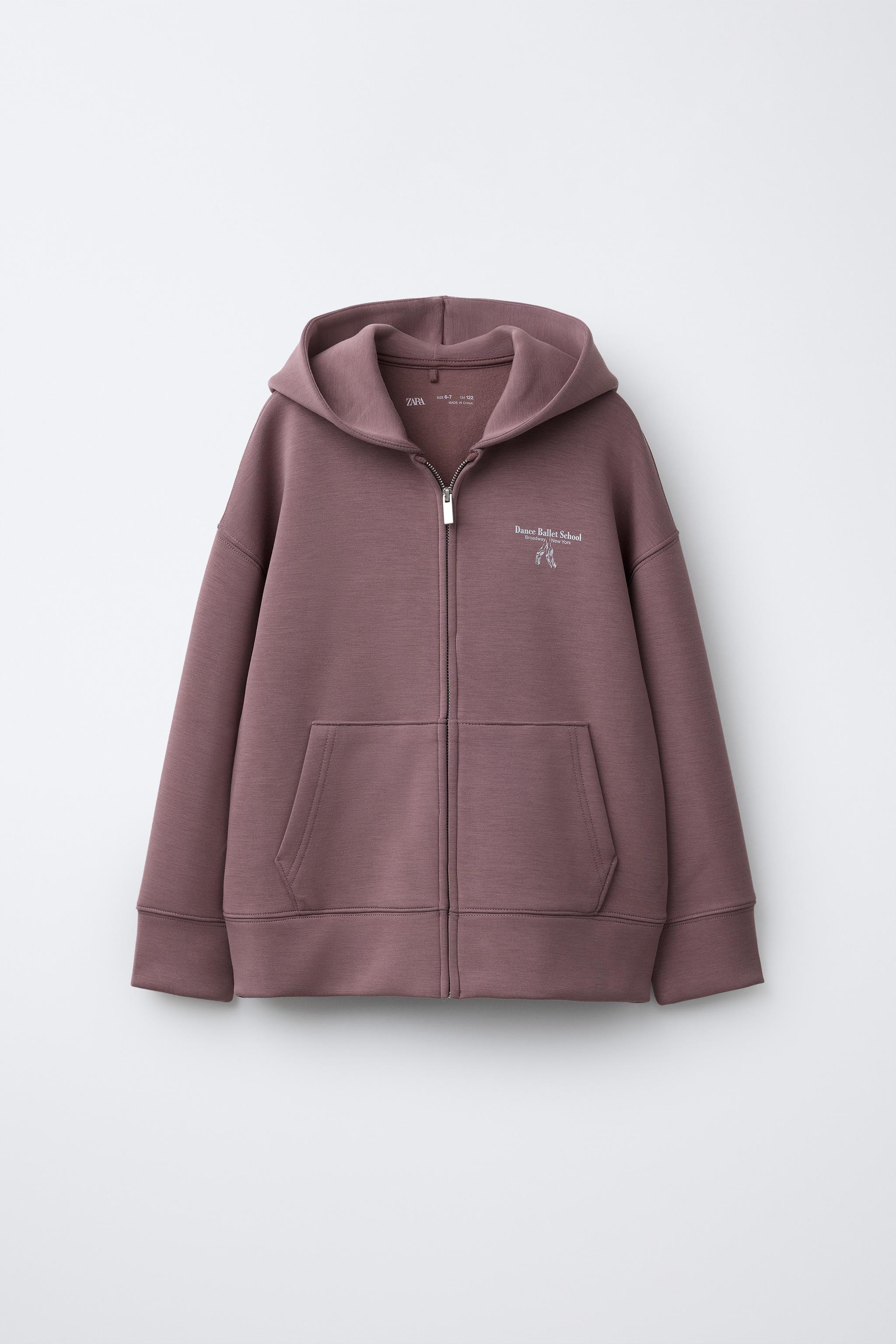 SWEAT ZIPPÉ AVEC MODAL BALLET