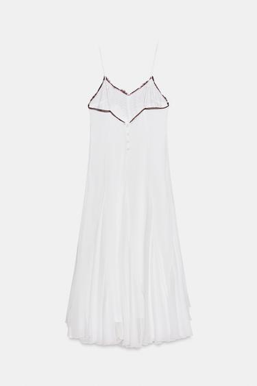 ZW COLLECTION LACE DRESS - White by Zara - Image 8