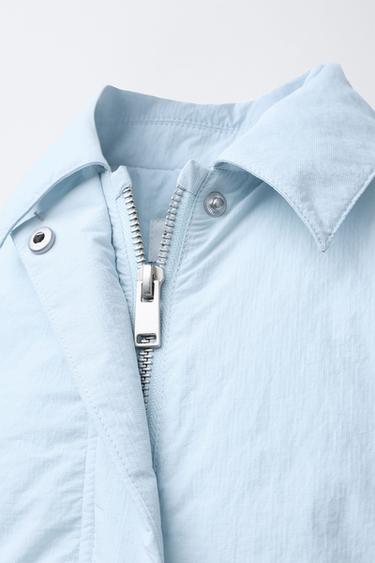 VESTE MATELASSÉE LÉGÈRE BENSIMON ® X ZARA  - Bleu clair de Zara - Image 4