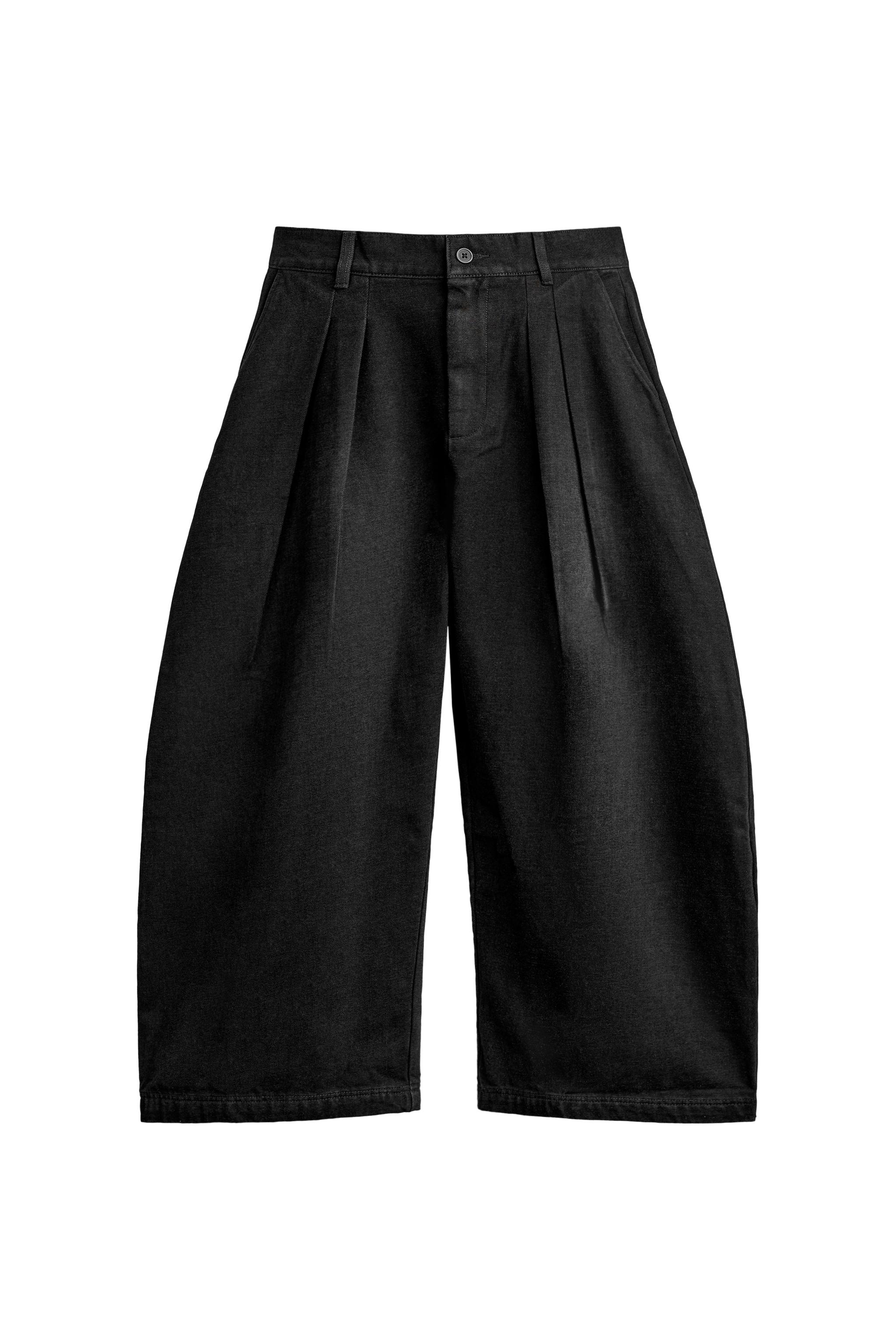 PANTALÓN WIDE FIT DENIM AFELPADO