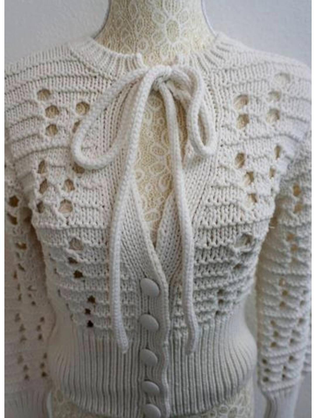 OPEN KNIT CARDIGAN - Image 2