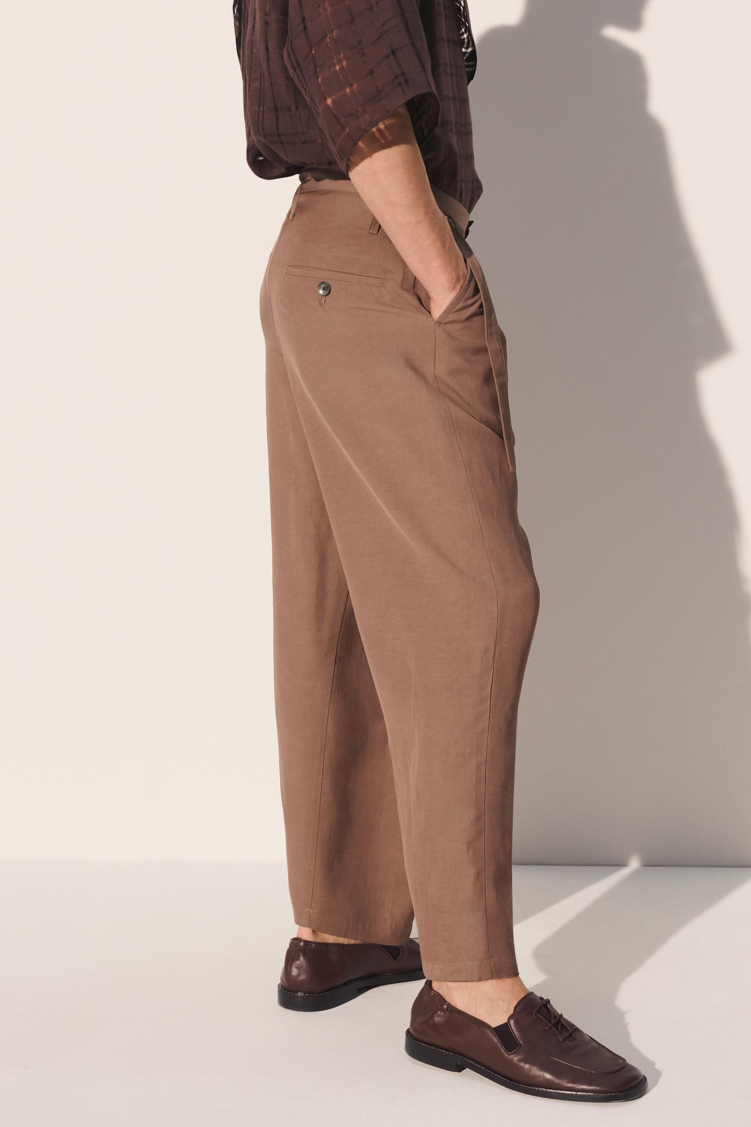 PANTALON CROISÉ COUPE DÉCONTRACTÉE