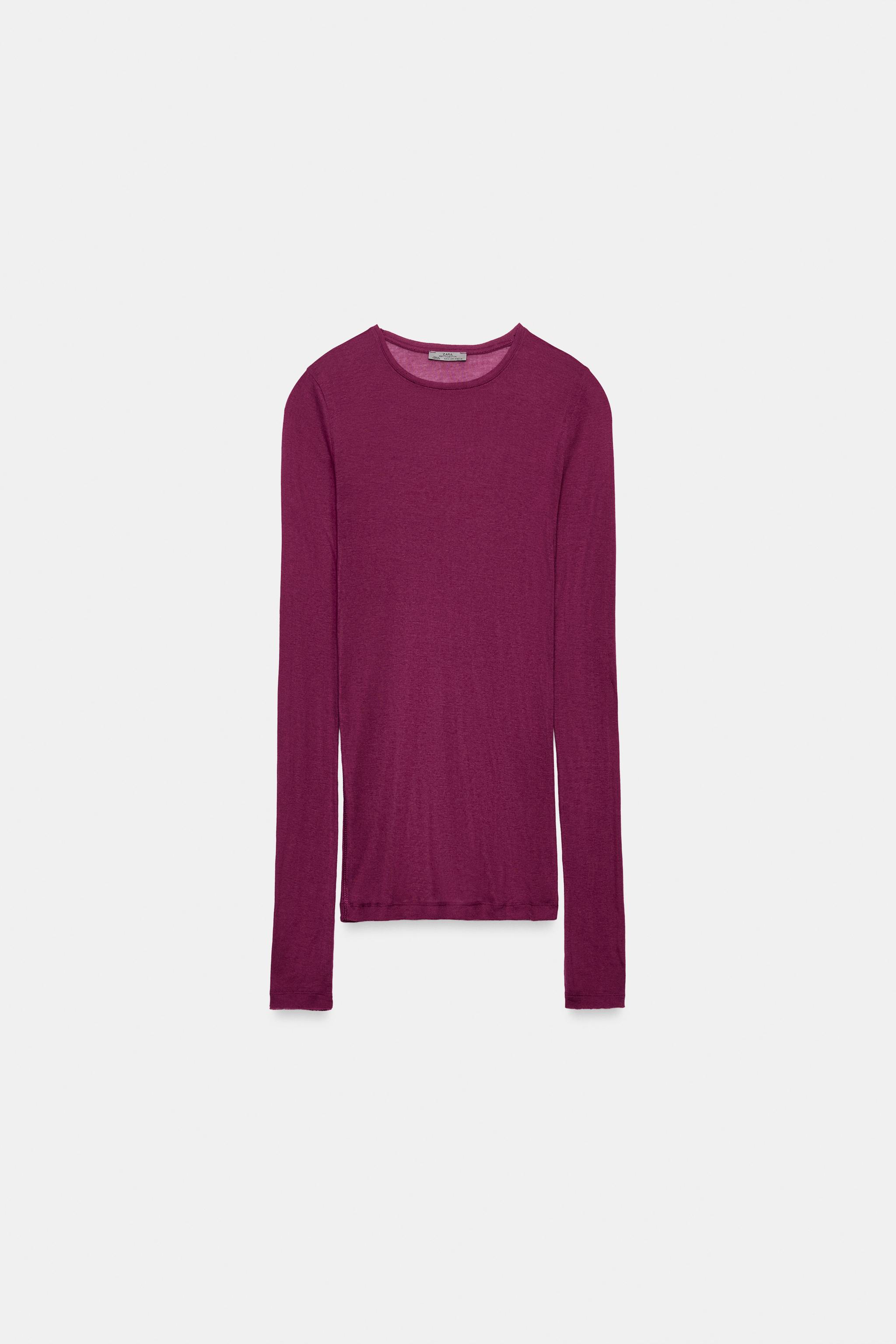 SUPIMA® LONG SLEEVE T-SHIRT — Wine