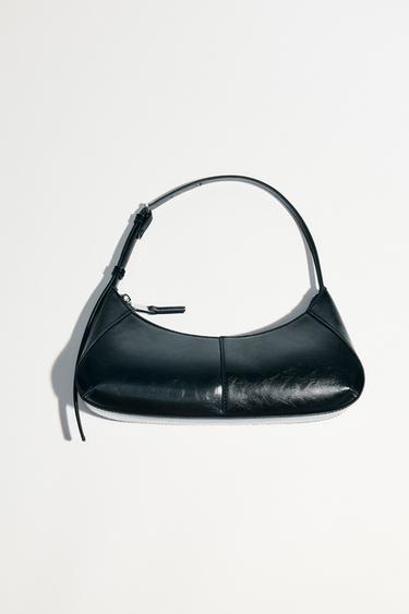 ELONGATED SHOULDER BAG - Black by Zara
