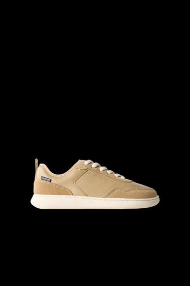 BAREFOOT-LEDERSNEAKER - Braun von Zara - Bild 0