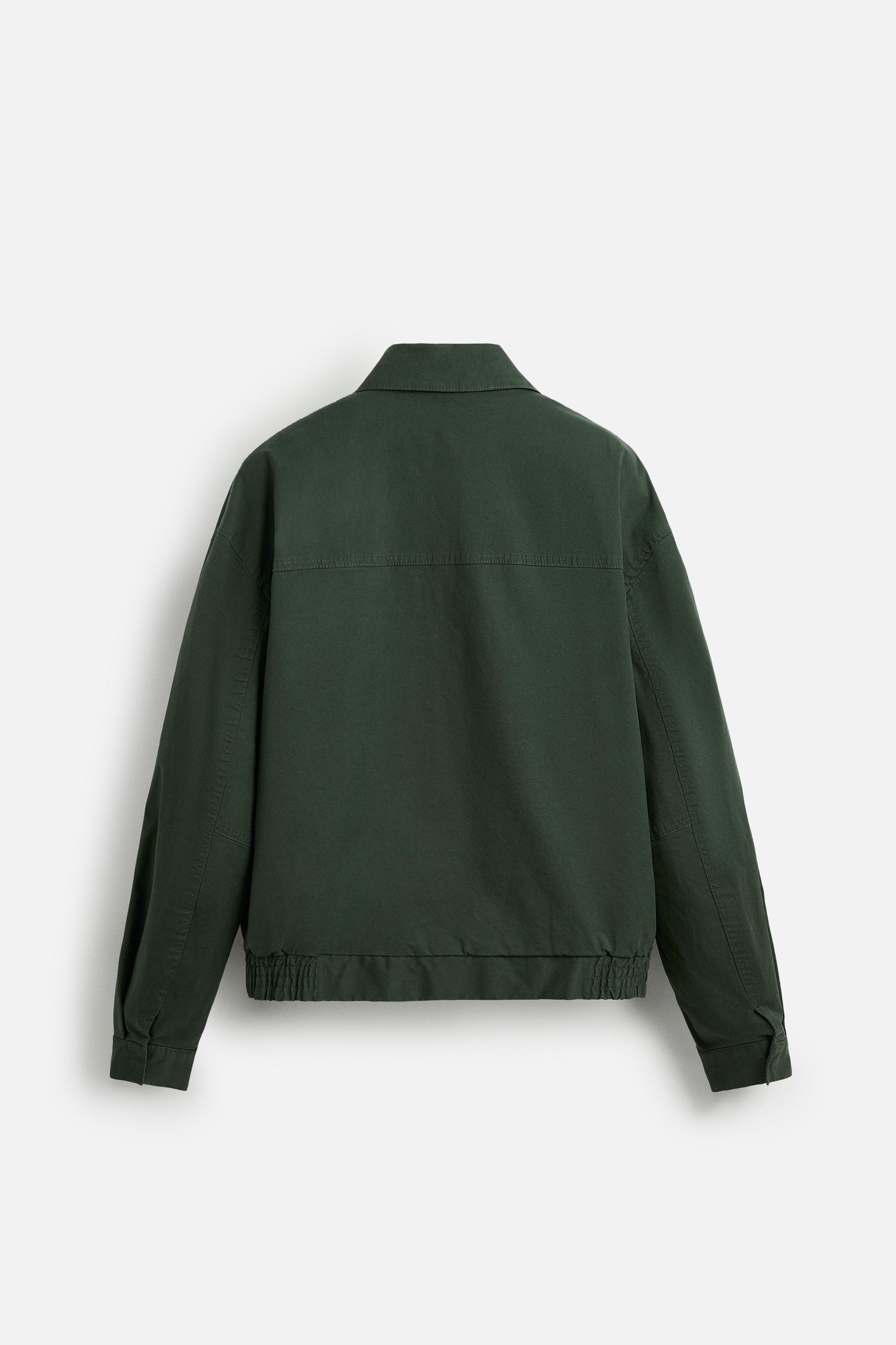ZARA - 新品ZARAオーバーサイズショートZIPジャケットLの通販