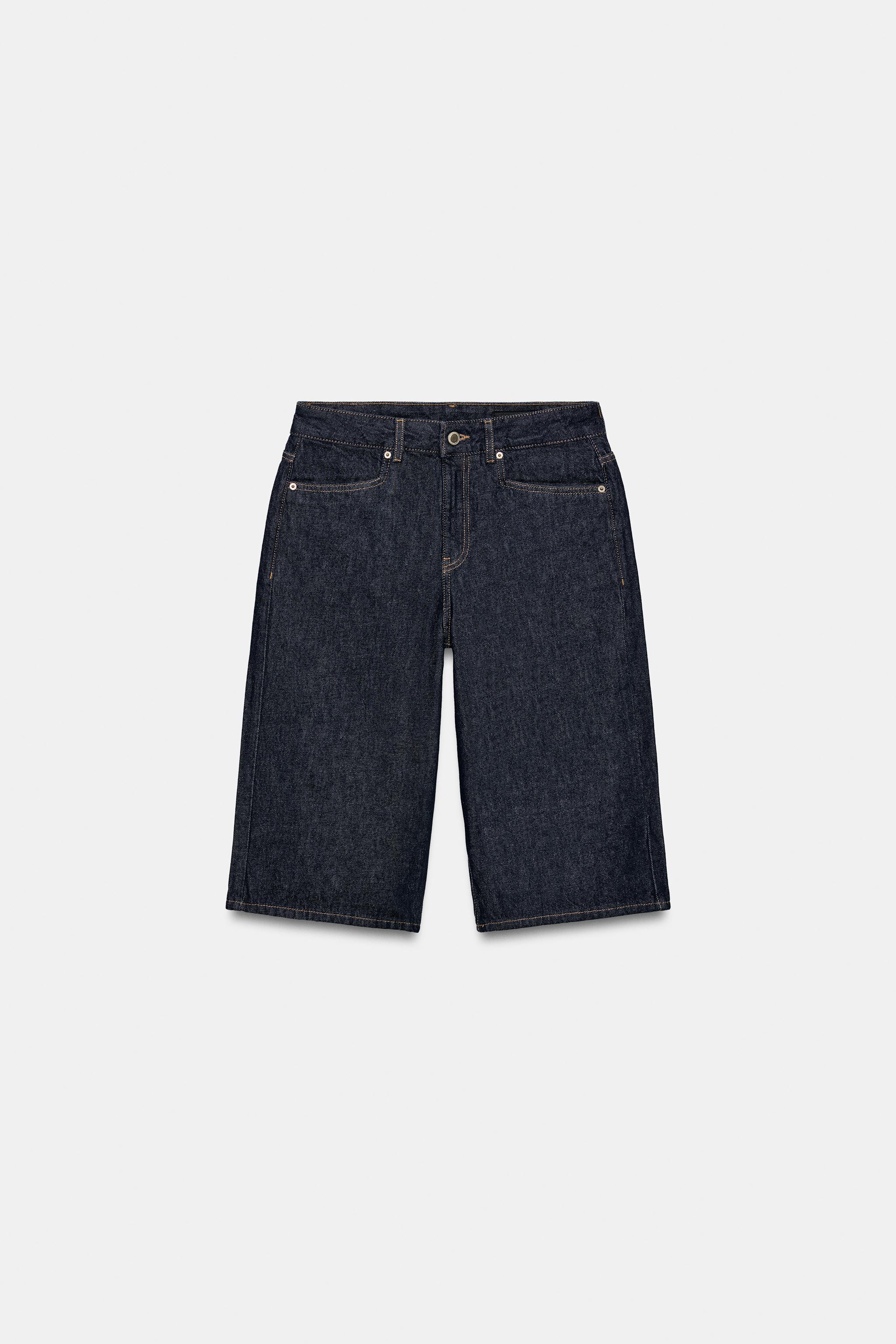 MID-RISE DENIM SHORTS ZW COLLECTION