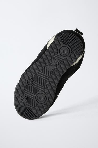 LEATHER TRAINERS - Black by Zara - Image 6