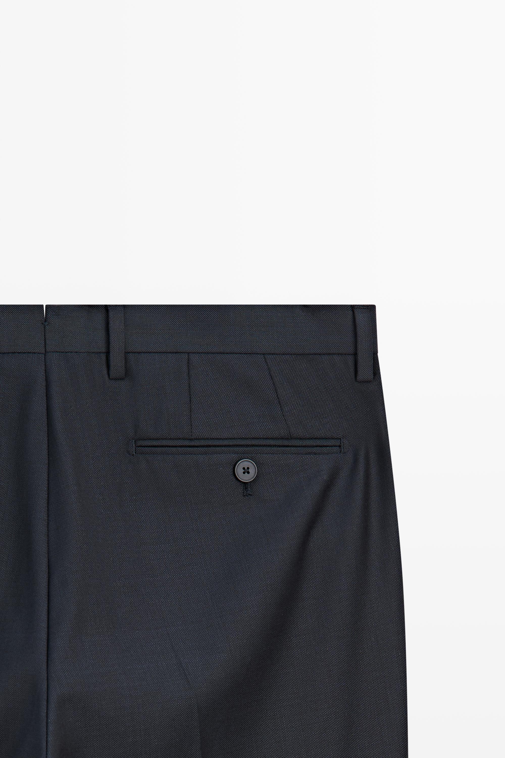 Pantalon de costume 100 % laine