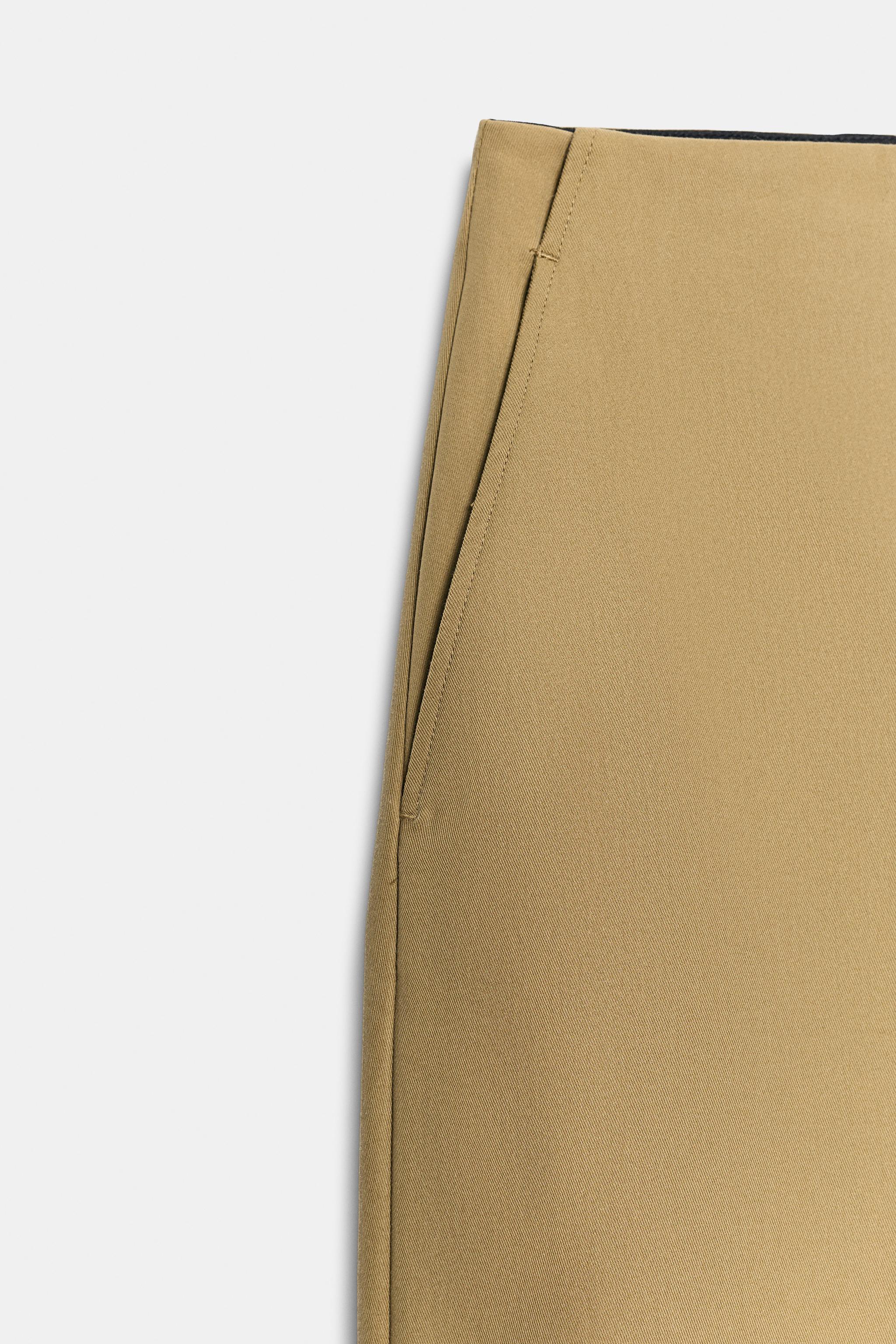PANTALON TAILLE HAUTE PLIS ZW COLLECTION