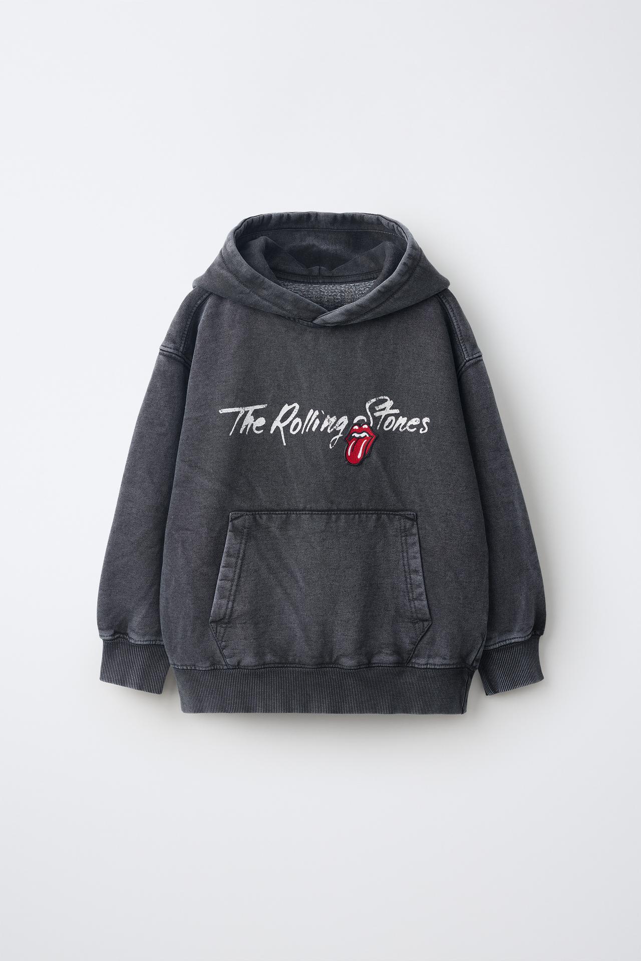 ROLLING STONES © PRINT SWEATSHIRT — Anthracite grey