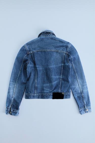 VESTE EN JEAN TRF - Bleu de Zara - Image 4