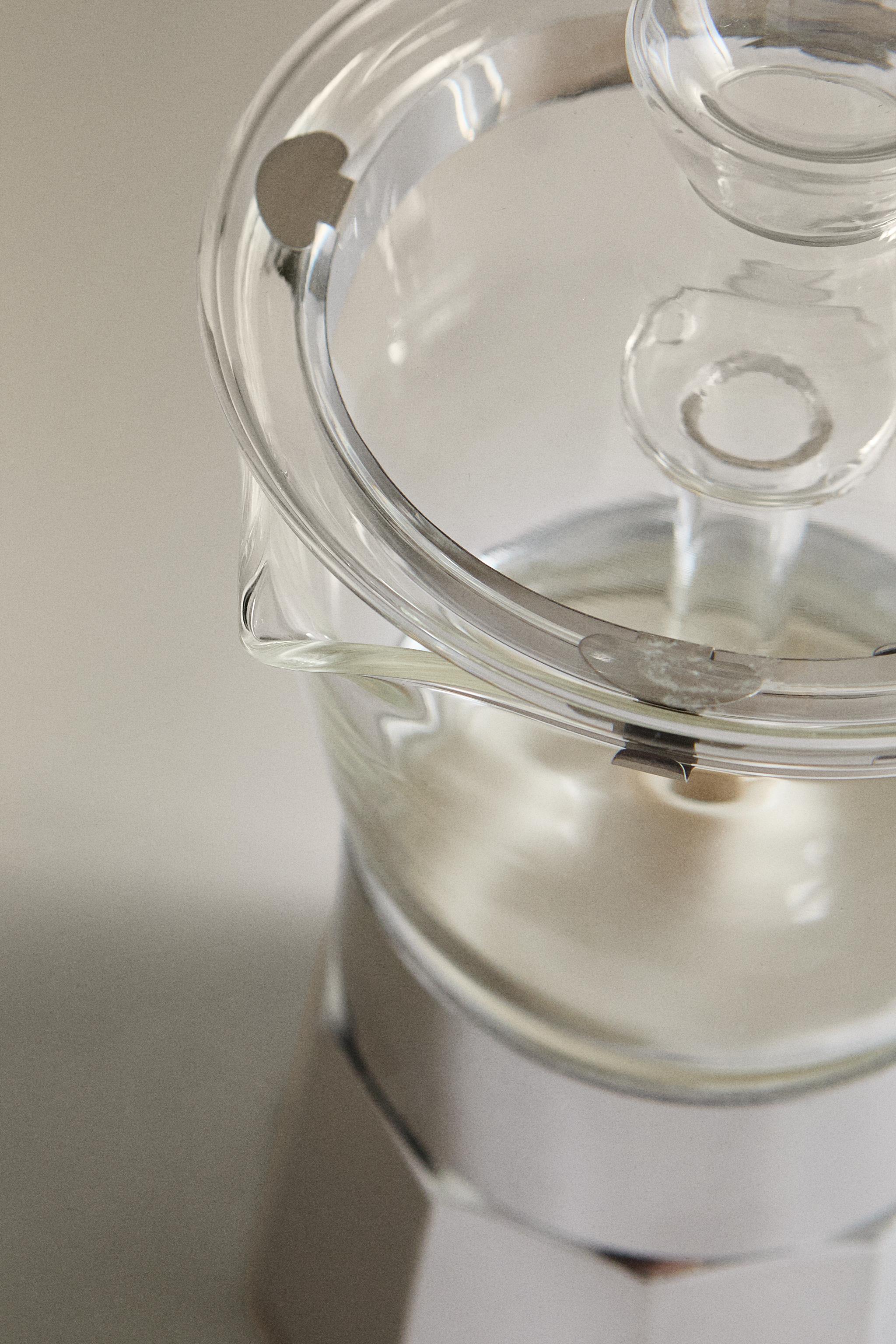 koooraオーダーメイド 6-CUP BOROSILICATE GLASS ITALIAN COFFEE MAKER - Cream | ZARA