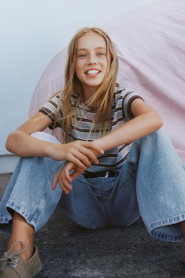 WIDE-LEG JEANS - Light blue by Zara