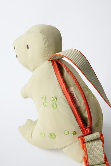 DINOSAUR CROSSBODY BAG - Green by Zara - Image 3