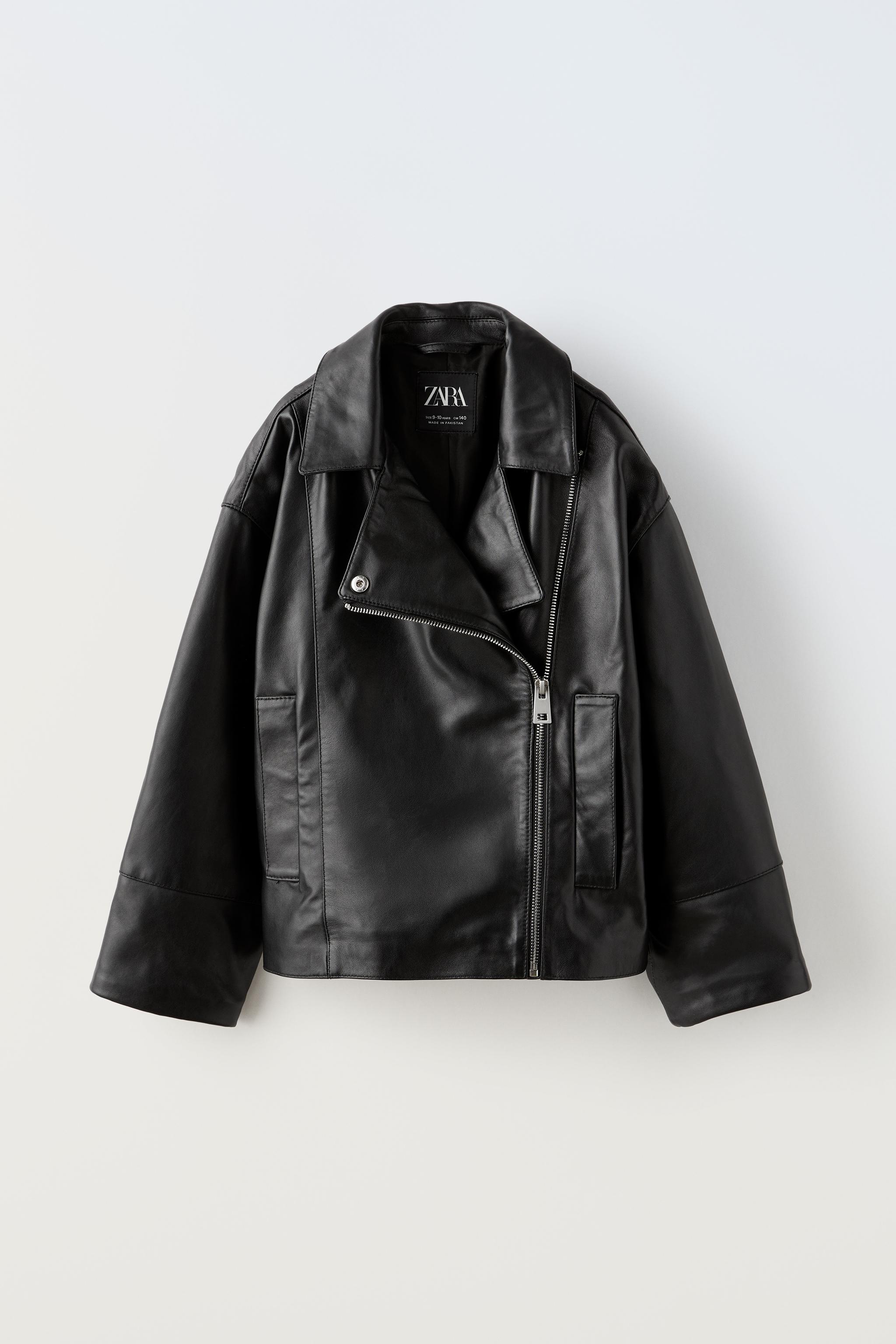 関税負担☆ZARA☆LEATHER BOMBER JACKET - LIMITED EDITION - アウター