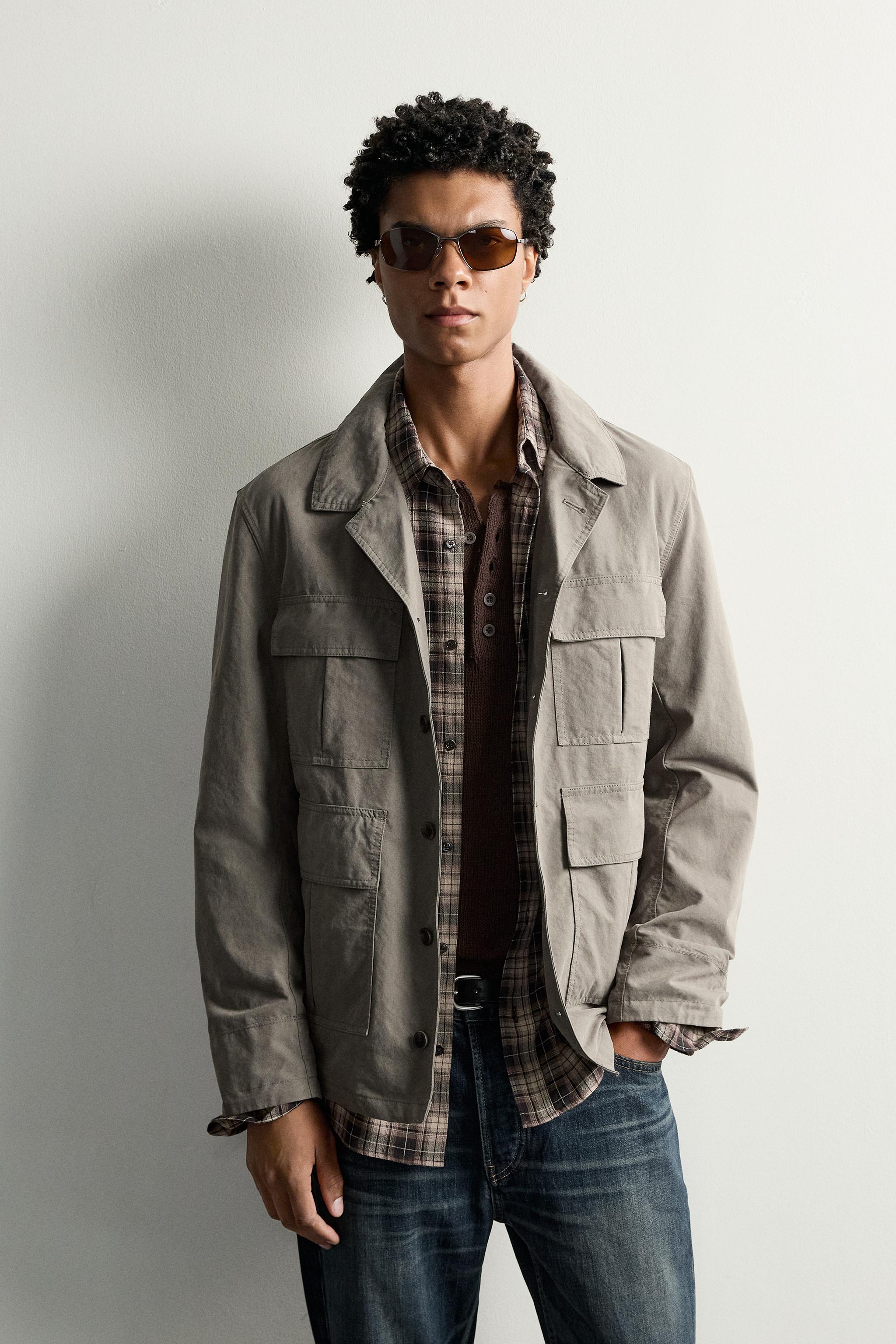 BLOUSON RELAXED FIT POCHES UTILITY
