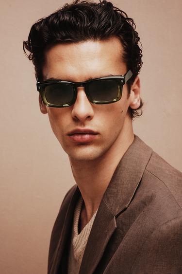 SQUARE SUNGLASSES - Green by Zara