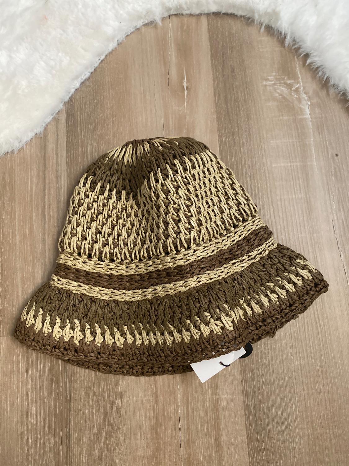 NWT ZARA BRAIDED BUCKET HAT SIZE S - Image 4
