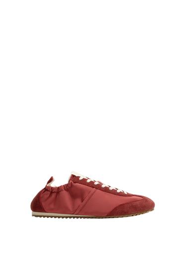 TENISKY V RETRO STYLU - Červená od Zara