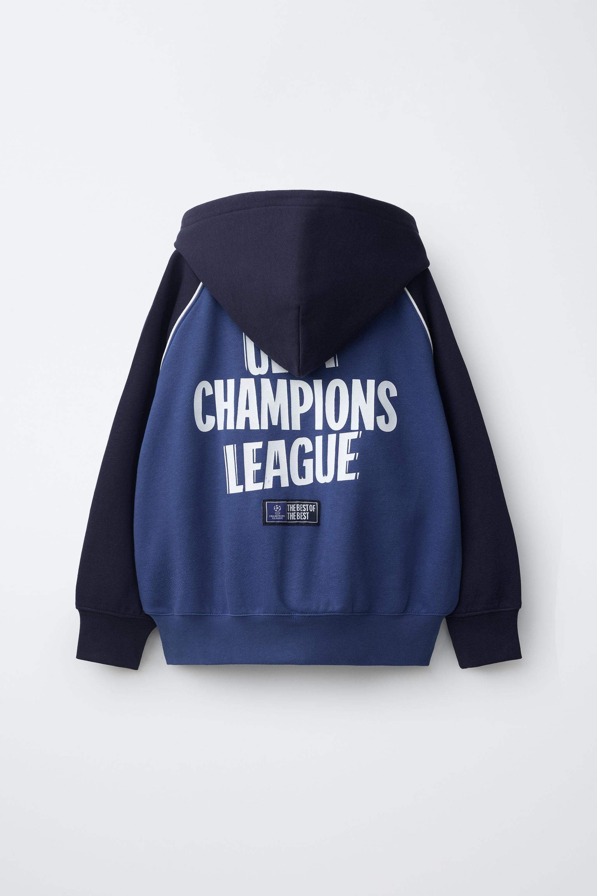 UEFA CHAMPIONS LEAGUE ® HOODIE JACKET - Blue | ZARA Iraq