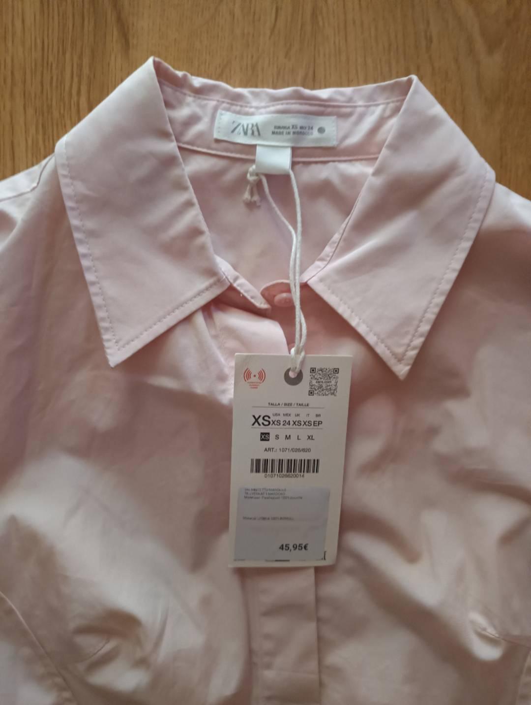 ZW COLLECTION POPLIN PEPLUM SHIRT - Image 4