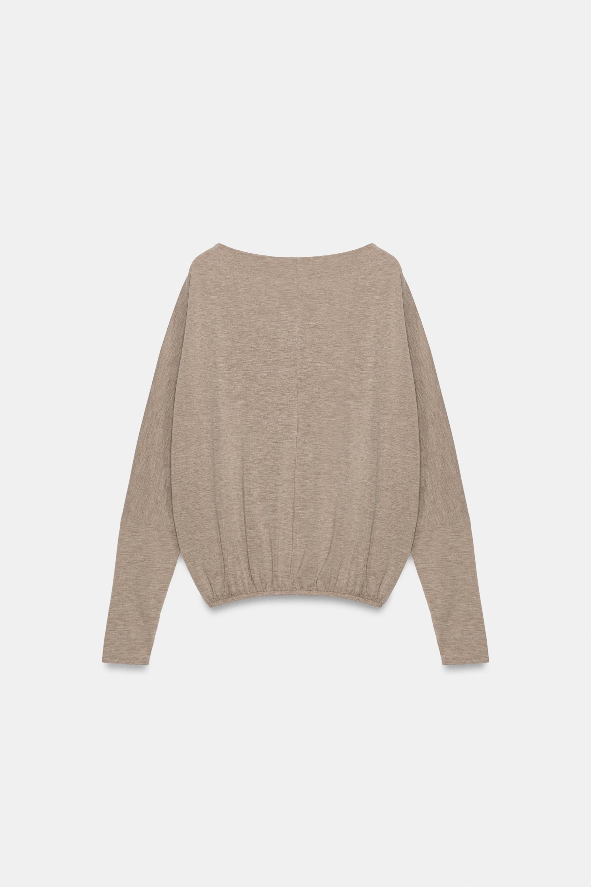 ELASTIC HEM T-SHIRT - thumbnail 6