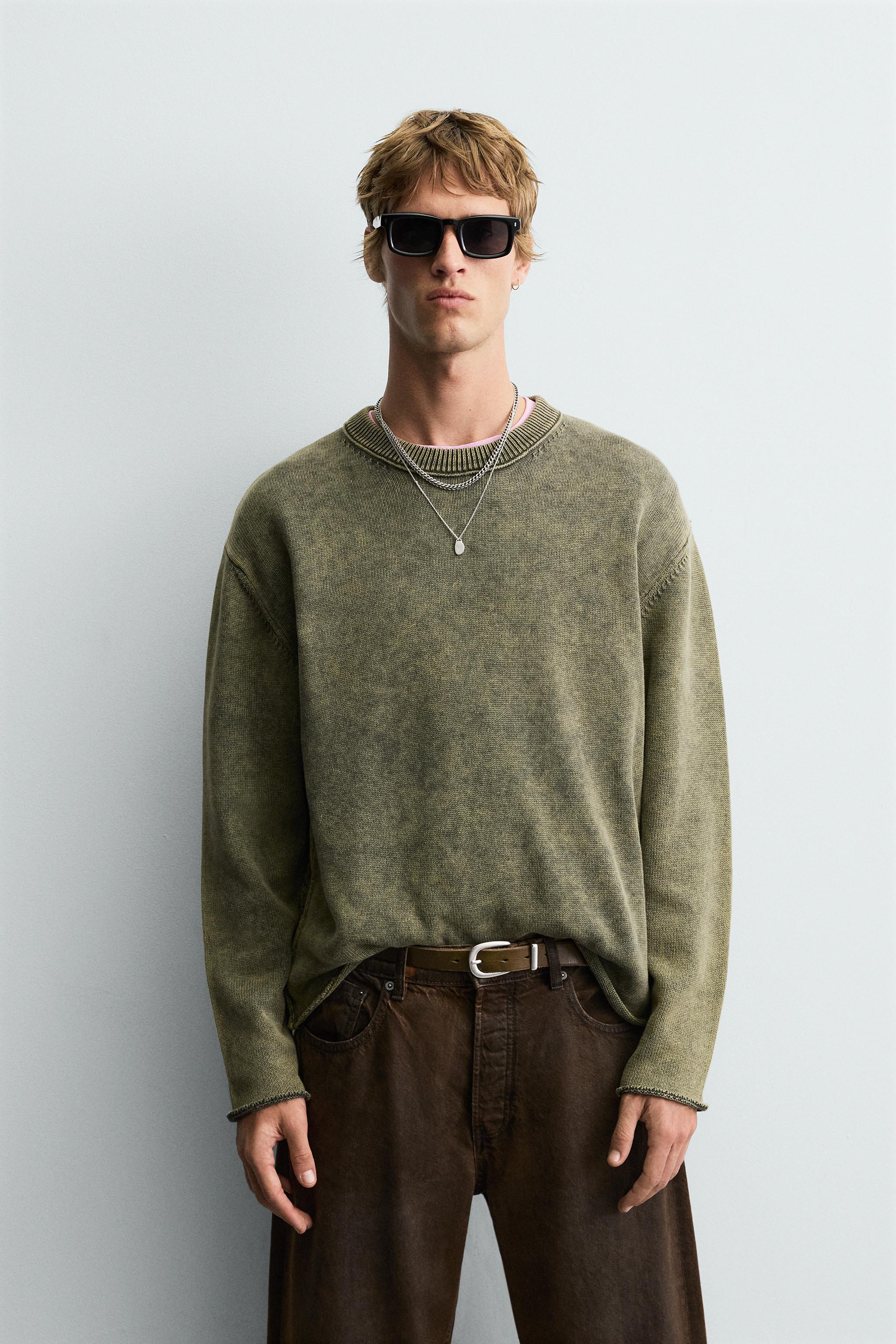 Zara ウォッシュド　ニット　セーター ZARA ザラ グラデーション テクスチャー ウォッシュド ニット