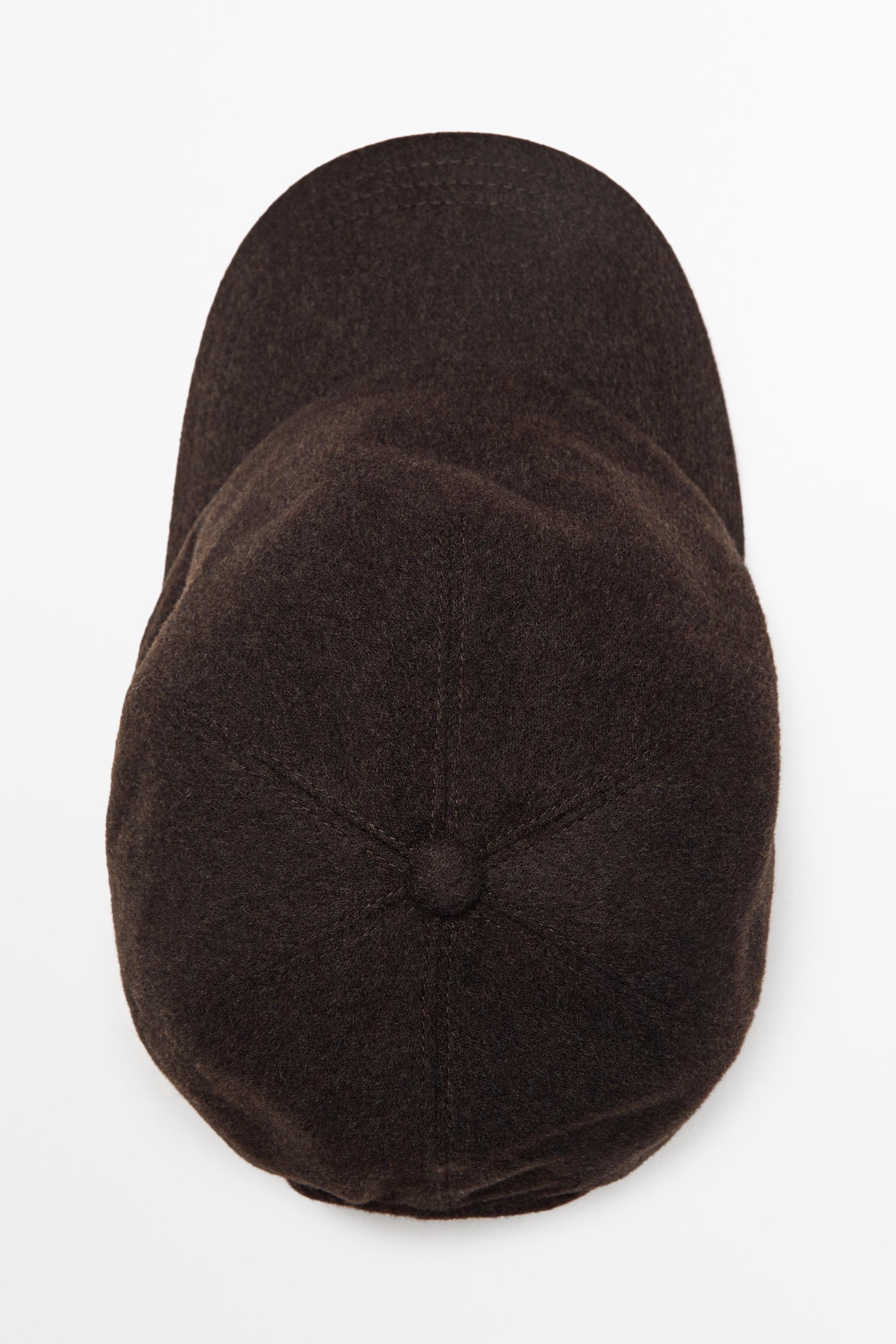 Wool blend cap