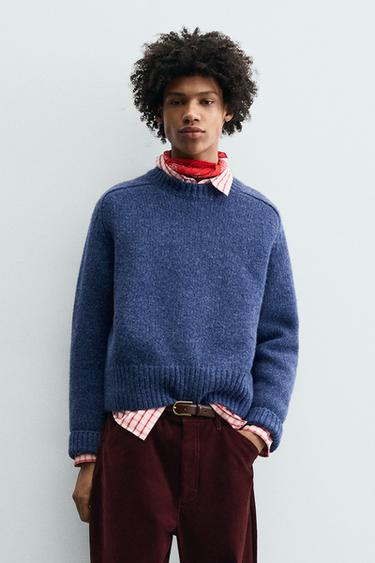 AMANDA LOBOS X ZARA EMBROIDERED RELAXED FIT JUMPER - Ink blue by Zara