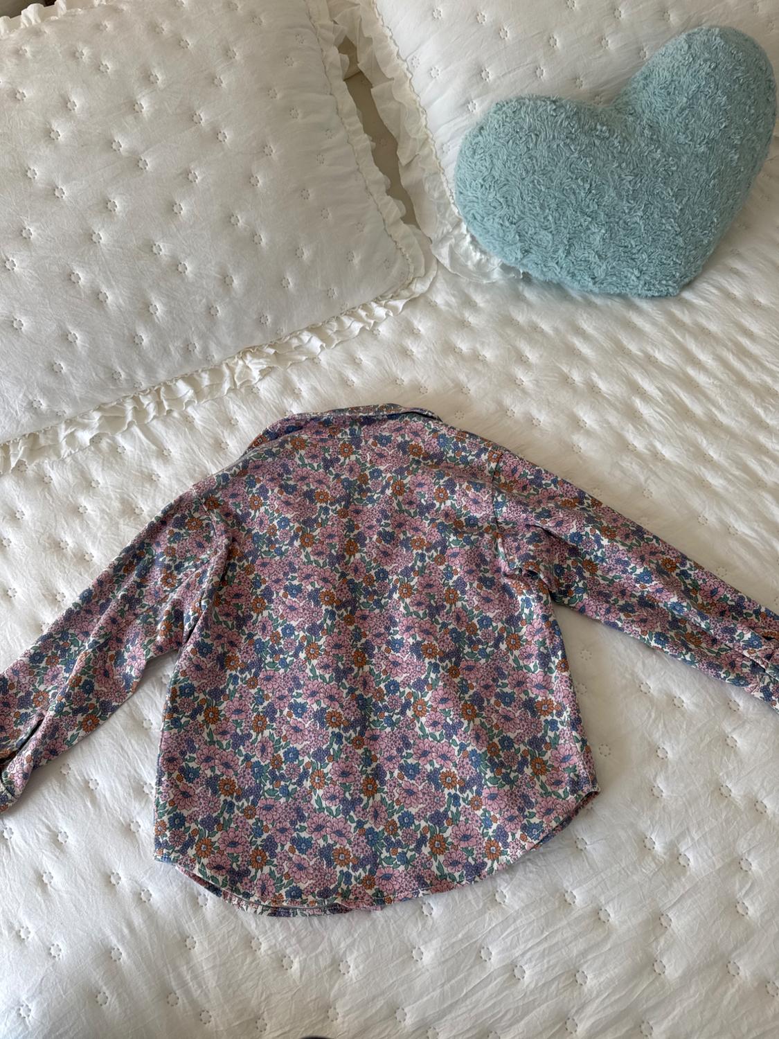 FLORAL TWILL OVERSHIRT - Image 2