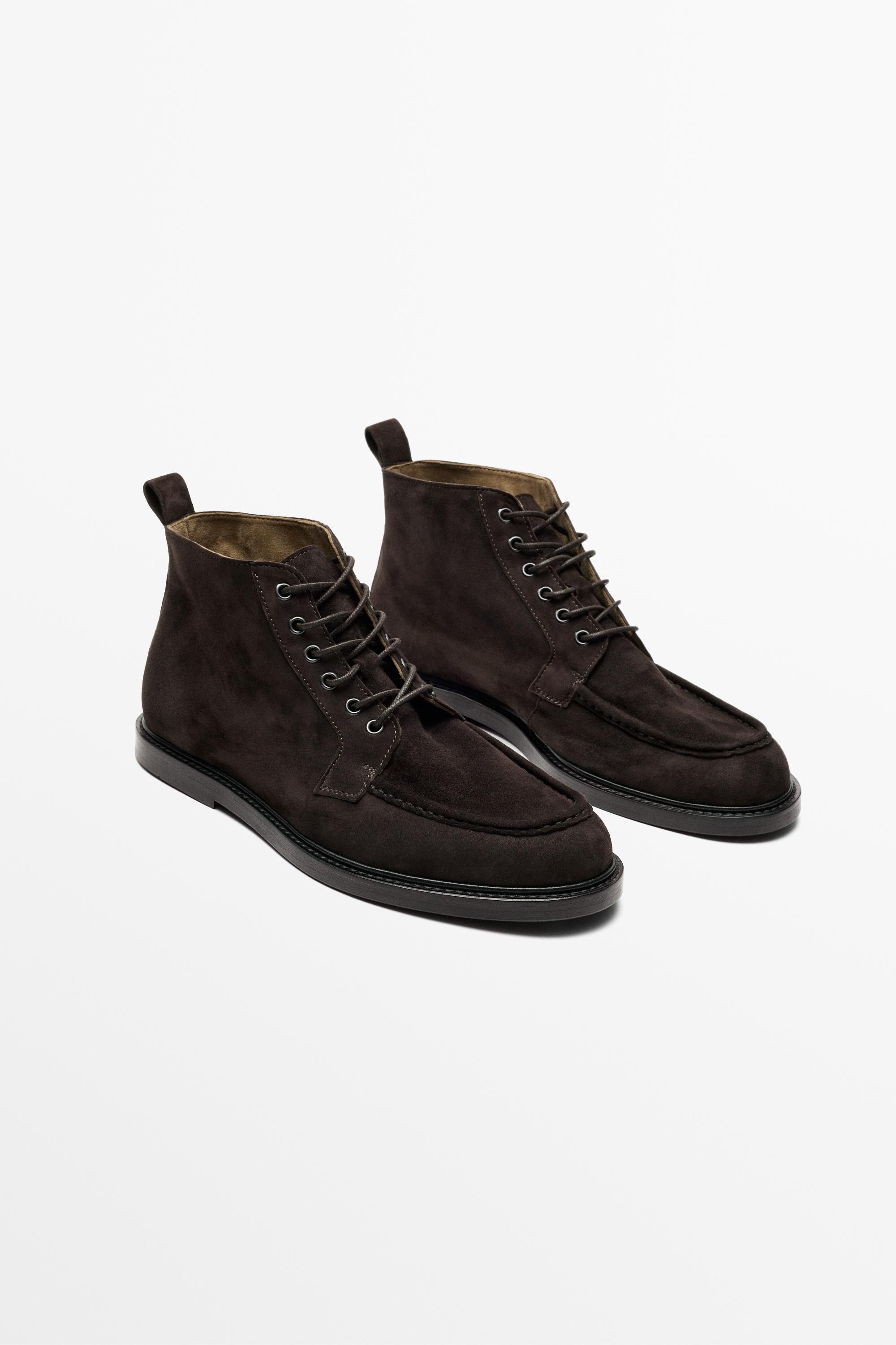 Soft suede ankle boot
